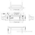 Conjunto de tres piezas de conectores de la pared de la pared de la pared de soldadura libre